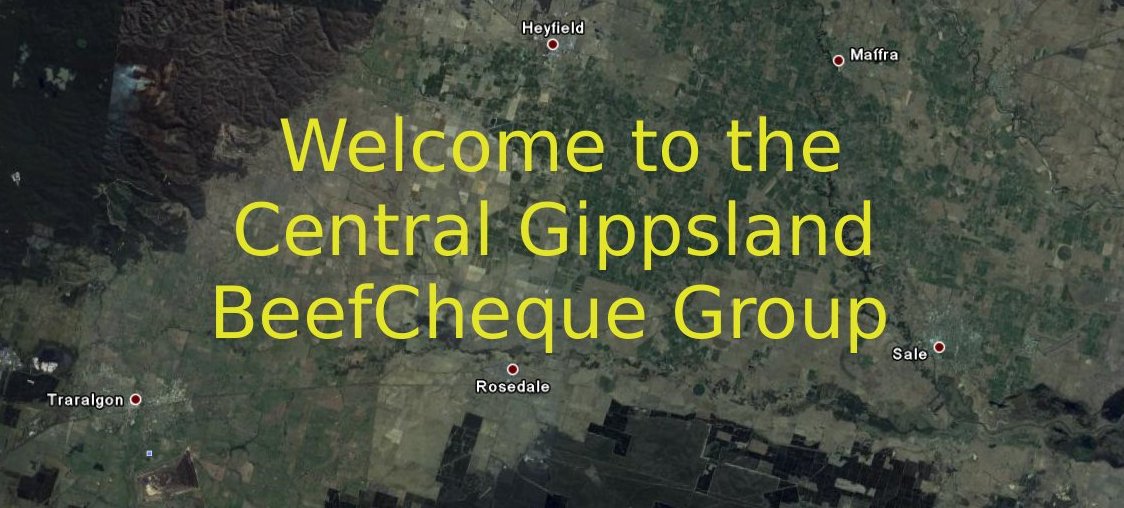 Welcome to the
Central Gippsland BeefCheque Group